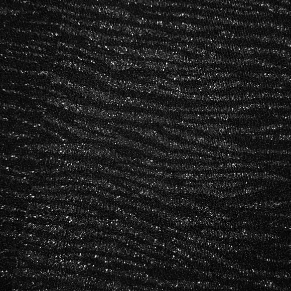 Vintage Y2K Black Sparkle Stretchy Midi Skirt - Picture 6 of 8